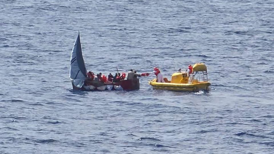 Cruise ship rescues 11 people adrift between Cuba and Mexico