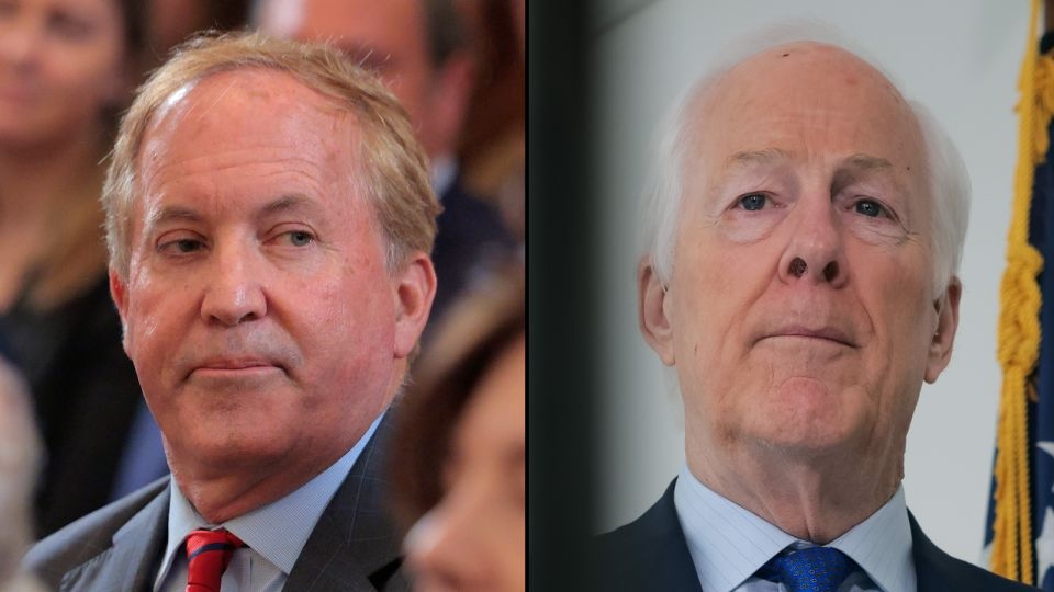 Cornyn outraised Paxton in kickoff quarter of Texas Senate primary upended by AG's divorce