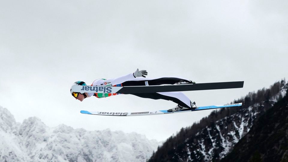 Domen Prevc breaks world record with 254.5-meter ski jump