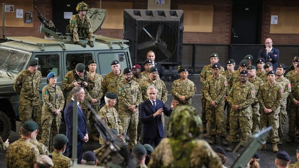 Canada plans to hit NATO spending target early and reduce reliance on US defense, Carney says