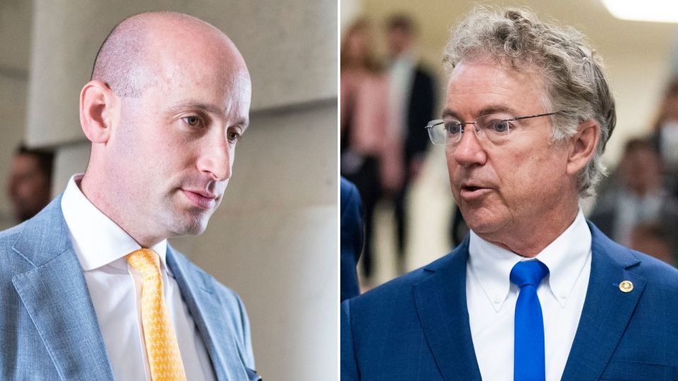 Tensions rising in GOP over Trump border plan as Rand Paul squares off with Stephen Miller