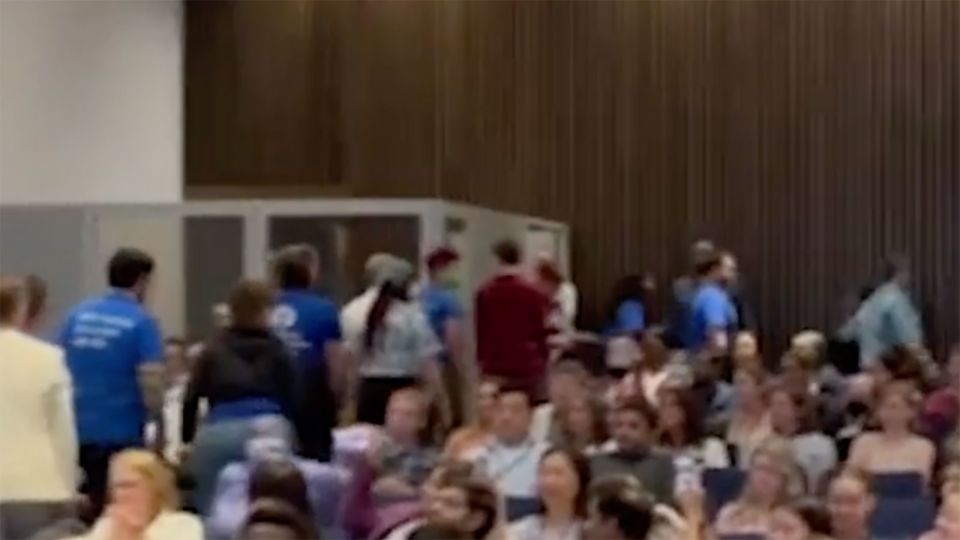 NIH staff stage walkout during director's town hall as tensions persist over research cuts, ideology