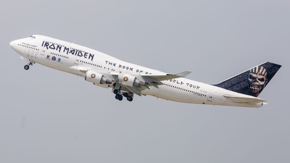 Iron Maiden's plane has been cut into pieces and put up for sale