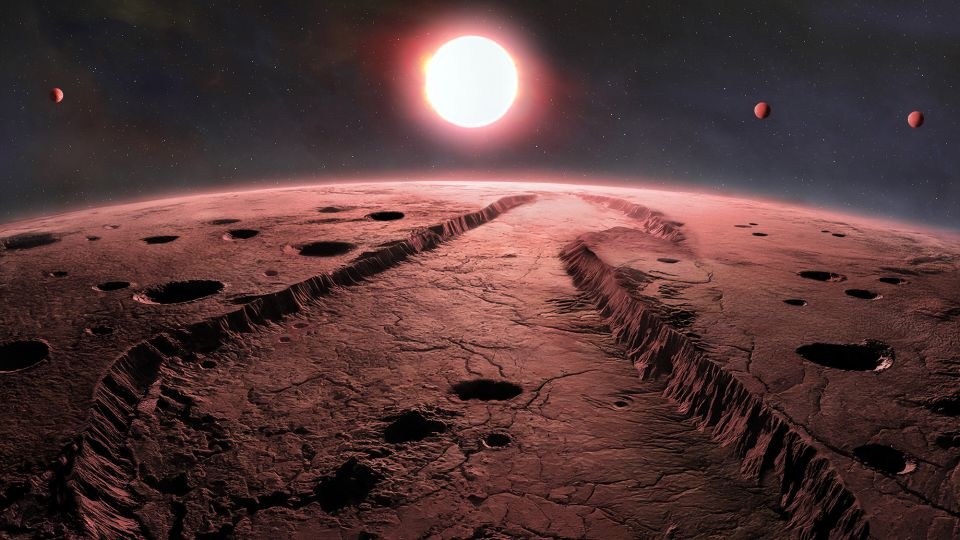 Entire planetary system of four tiny exoplanets found orbiting the nearest single star to the sun