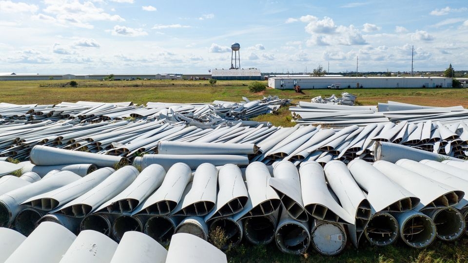 Wind turbine parts may be giant technofossils that puzzle future scientists