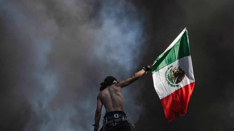 The Mexican flag has become a defining symbol of the LA protests