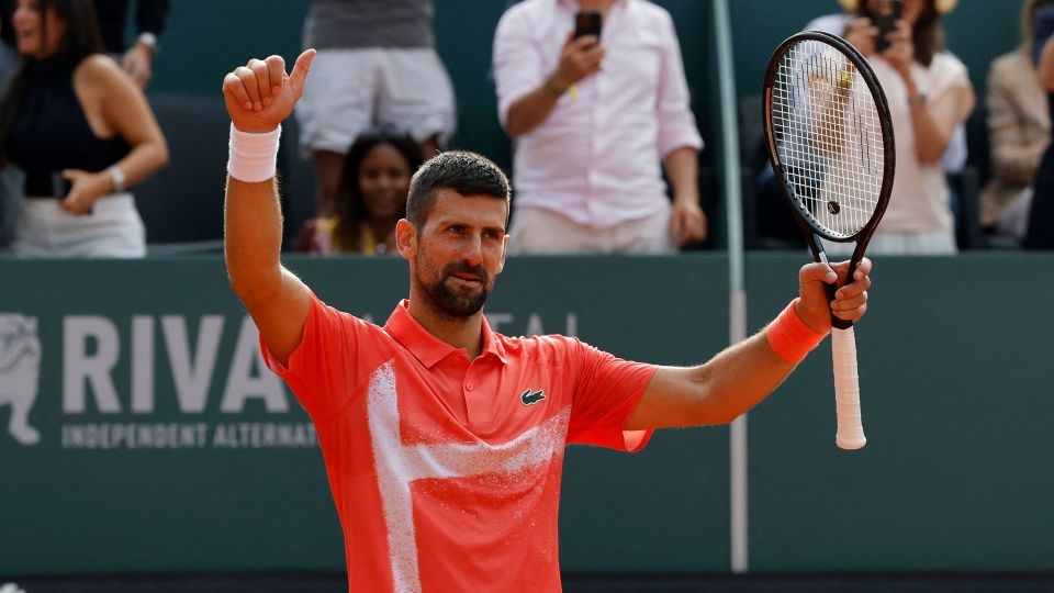 Novak Djokovic becomes third man ever to win 100 ATP titles with victory over Hubert Hurkacz
