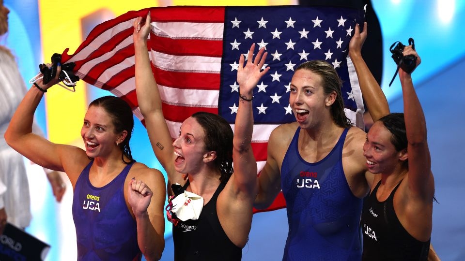 US overcomes outbreak of ‘acute gastroenteritis' to top swimming medal table at World Aquatics Championships