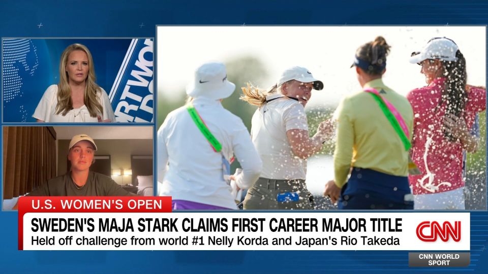 Sweden's Maja Stark claims first major title with U.S. Women's Open victory