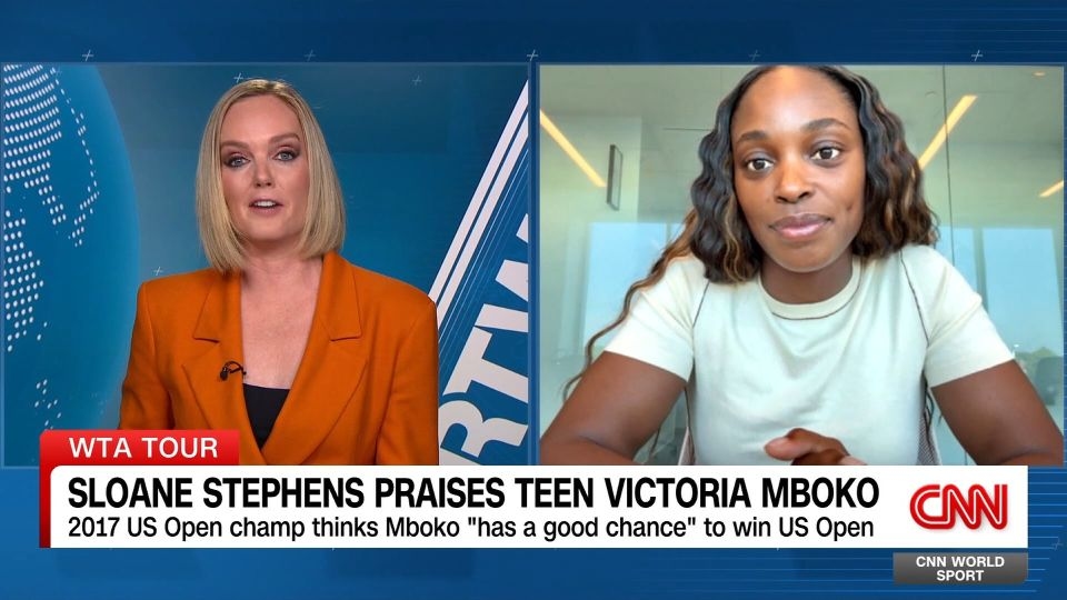 Sloane Stephens praises teen Victoria Mboko