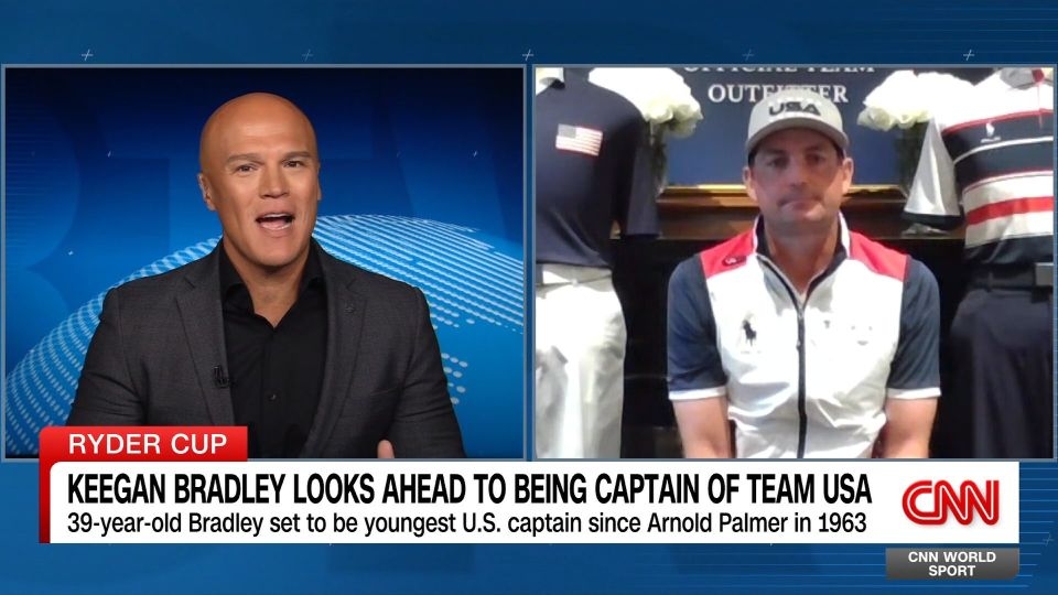 Keegan Bradley looks ahead to being Captain of Team USA