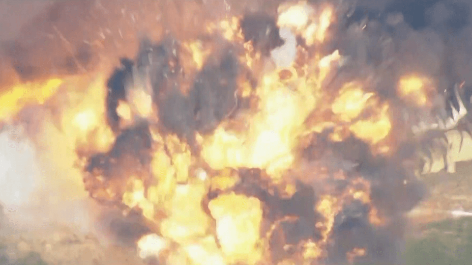 Fireworks warehouse explodes in California
