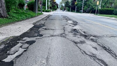 Hamilton's Aberdeen Avenue named CAA's Worst Road in Ontario for a second year in a row