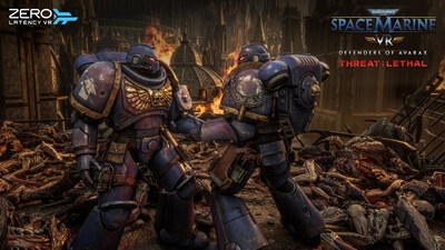 SURVIVE TOGETHER IN A NEW CHALLENGING TEAM EXPERIENCE FROM ZERO LATENCY VR, IN WARHAMMER 40,0000 SPACE MARINE VR - THREAT: LETHAL