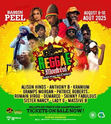 MONTRÉAL RISE REGGAE FESTIVAL TAKES OVER THE WATERWAYS AT BASSIN PEEL!