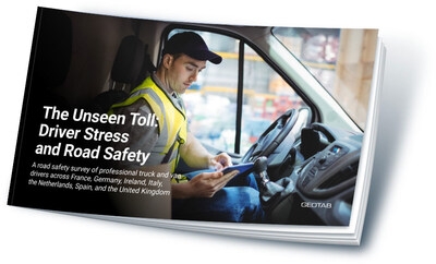 91% of European commercial drivers say work-related stress negatively impacts driving, Geotab survey finds