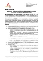 AFRICA OIL ANNOUNCES FIRST QUARTER 2025 RESULTS AND DECLARES SECOND QUARTERLY DIVIDEND