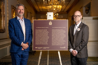 Government of Canada recognizes national historic significance of the Co-operative Union of Canada - the first organization to unite and represent Canadian co-operatives