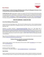 Vermilion Energy Inc. Confirms First Quarter 2025 Release Date and Filing of the Management Information Circular in Connection with the Annual General Meeting of Shareholders
