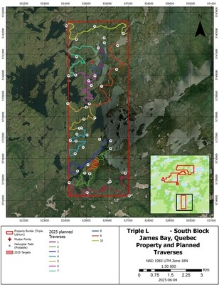 Comet Lithium to Launch 2025 Exploration Program at Triple L and Elmer East Properties, Targeting Copper-Nickel and Lithium Anomalies