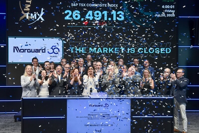 Morguard Rings TSX Closing Bell to Commemorate 50 Years of Excellence