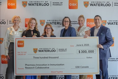 GSK invests $300,000 to help launch the Pharmacy Innovation in Immunization Research Collaborative (PIIRC) at the University of Waterloo School of Pharmacy