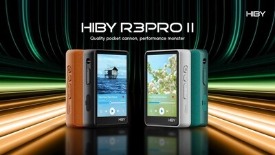 HiBy R3Pro II Now Available: "Pocket Cannon" Portable DAP with All-Ultrasuede® Design