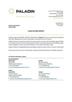 CLASS ACTION UPDATE