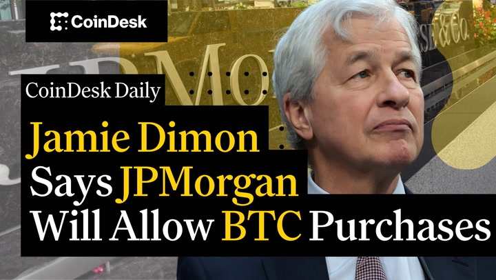 JPMorgan CEO Jamie Dimon Says Bank Will Allow Bitcoin Purchases
