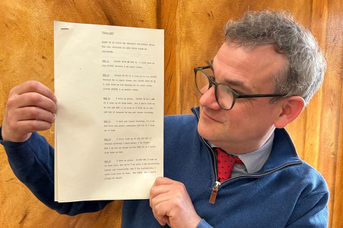 Classic Ronnie Barker & Ronnie Corbett comedy sketch script sale exceeds expectations