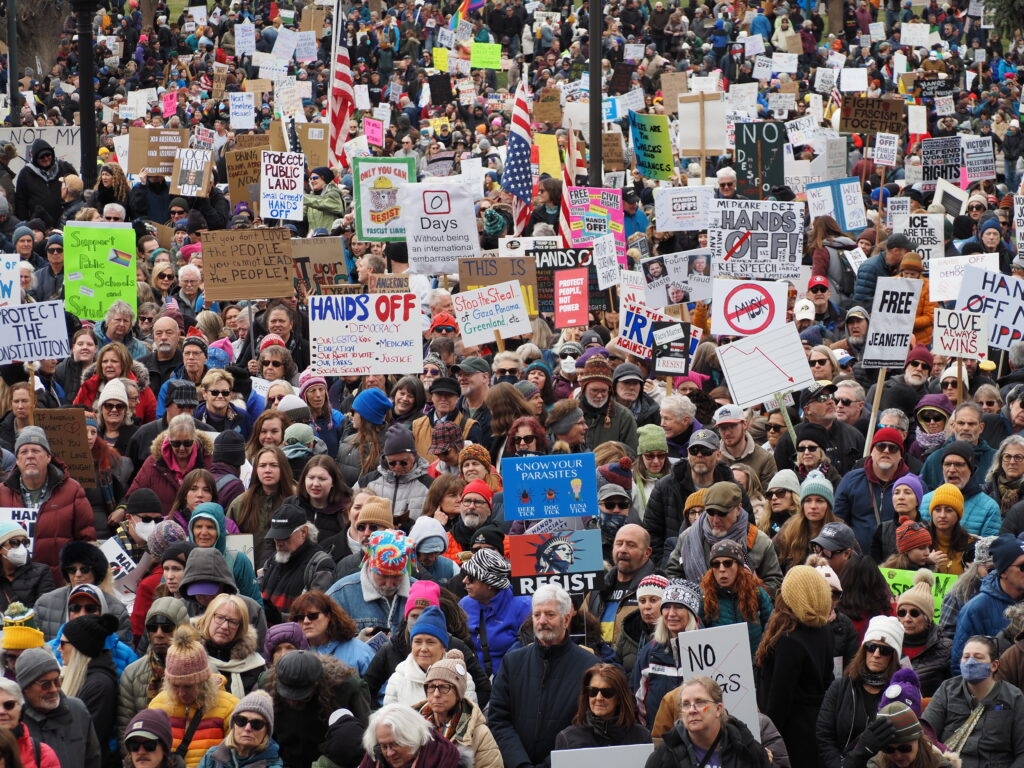 Protest against Trump brings about 8,000 people to Colorado Capitol