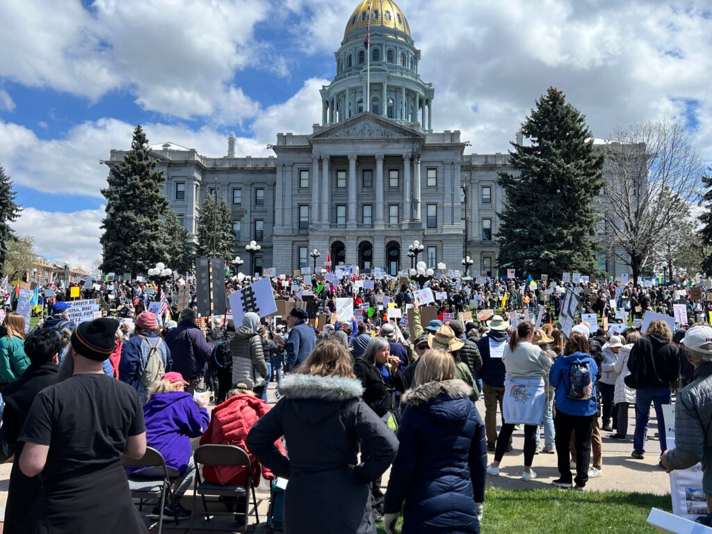 Thousands gather in Denver to protest against Trump administration policies
