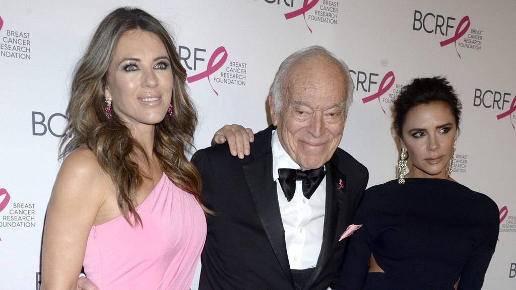 Elizabeth Hurley and Karlie Kloss pay tribute to beauty executive Leonard Lauder