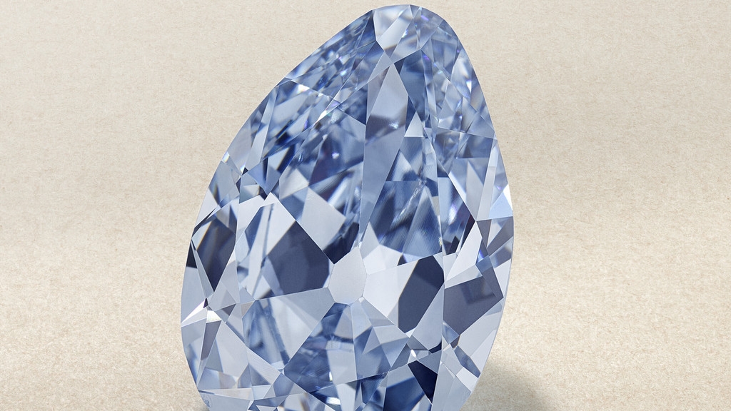 Largest Ever Vivid Blue Diamond Sold At Auction Could Fetch $50m