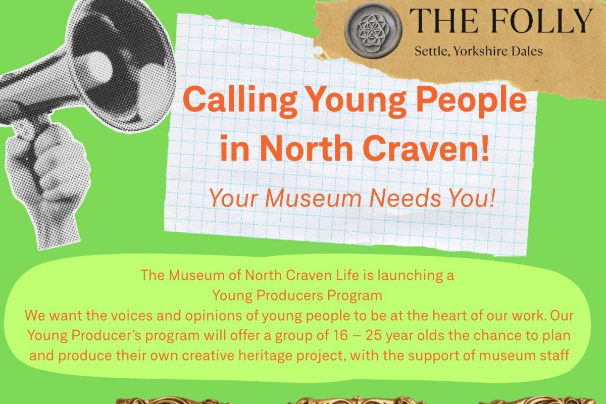 Call for 'young producers' to help shape Museum of North Craven Life