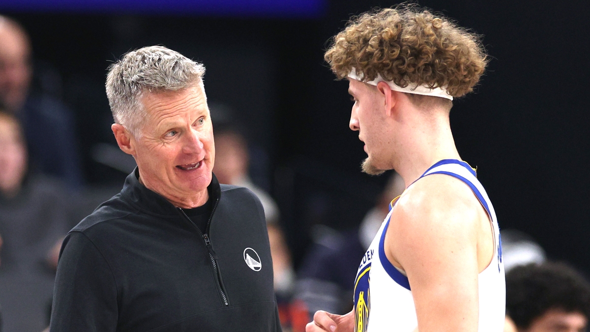 Kerr praises ‘ball player' Podz amid historic playoff shooting slump