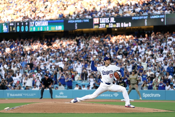 Shohei Ohtani makes Dodgers pitching debut. Here's how he did vs. Padres