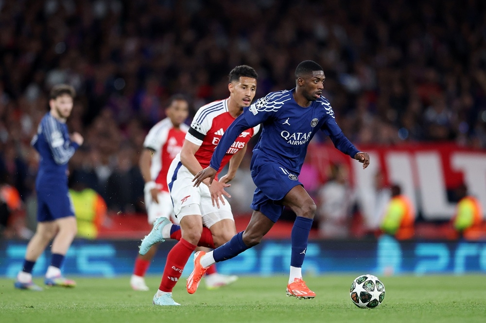 Dembele injury update for PSG-Arsenal 2nd leg
