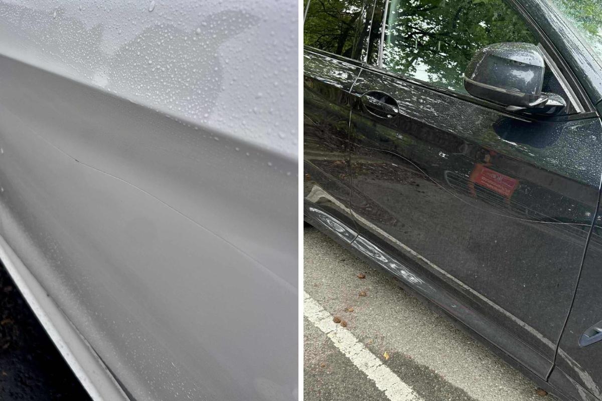 Woman's anger after BMW keyed ‘down to the metal' by ‘lowlife'