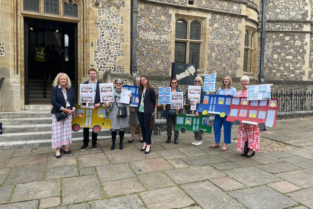 Campaigners rally together in bid to save 'vital' bus service