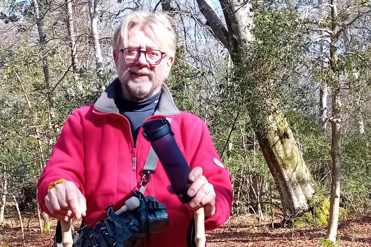 Pensioner raises thousands for charity by walking 160 miles