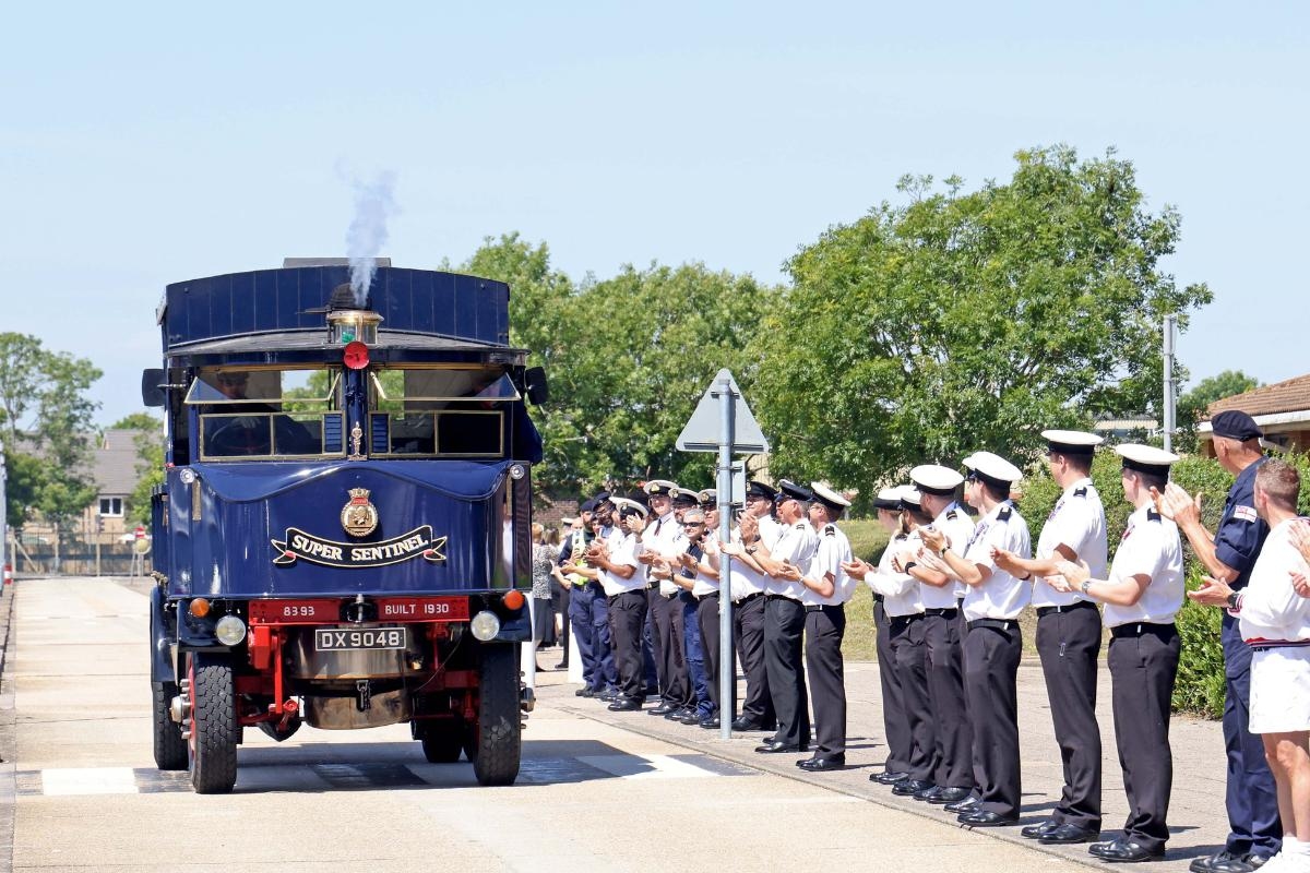 Steam lorry at HMS Sultan celebrates remarkable 95th anniversary