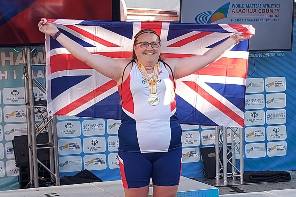 Accountant wins gold at World Athletics Championships