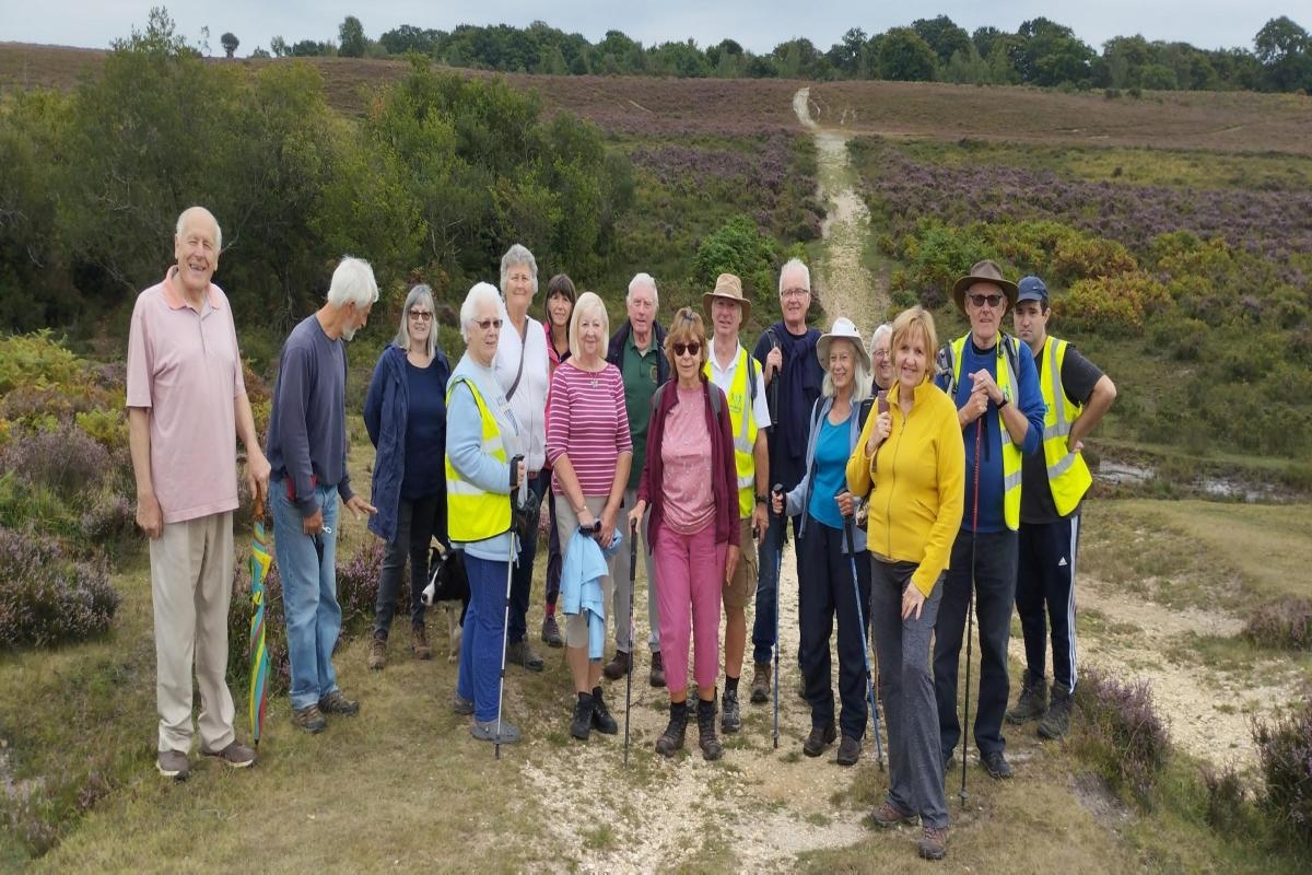 New walking group for people living alone in Ashurst