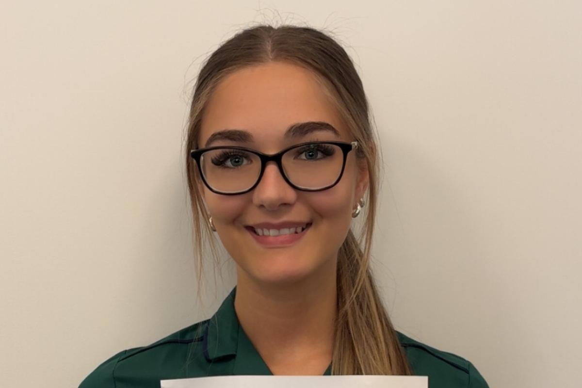 Care worker wins award for her dedication to learning