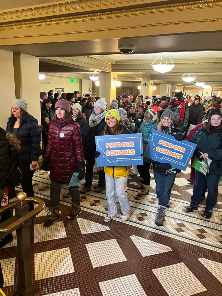 Teachers rally, one significant education proposal dies, governor's bill gains support