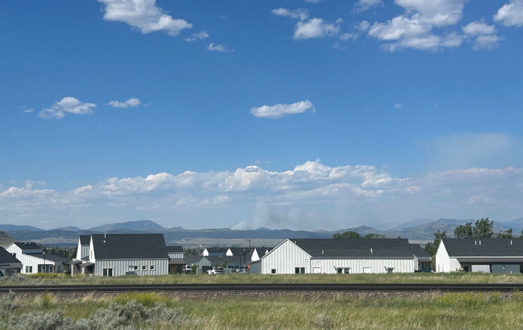 Hilger Valley Fire burning north of Helena