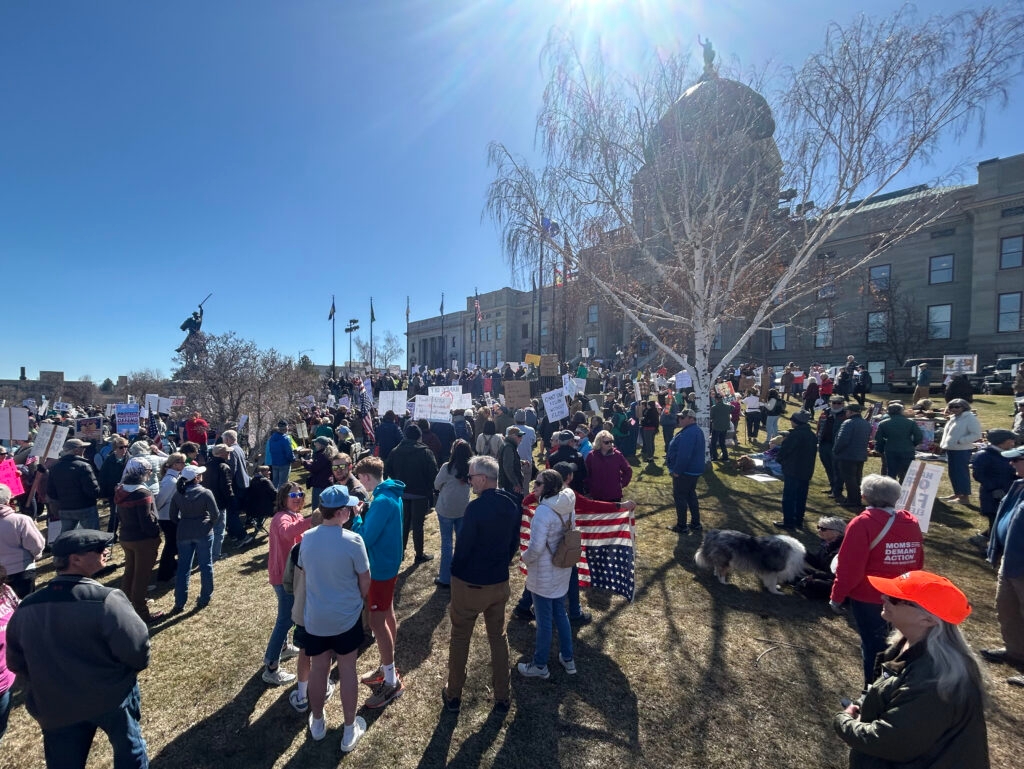 ‘Hands off our Democracy' rallies draw thousands across Montana