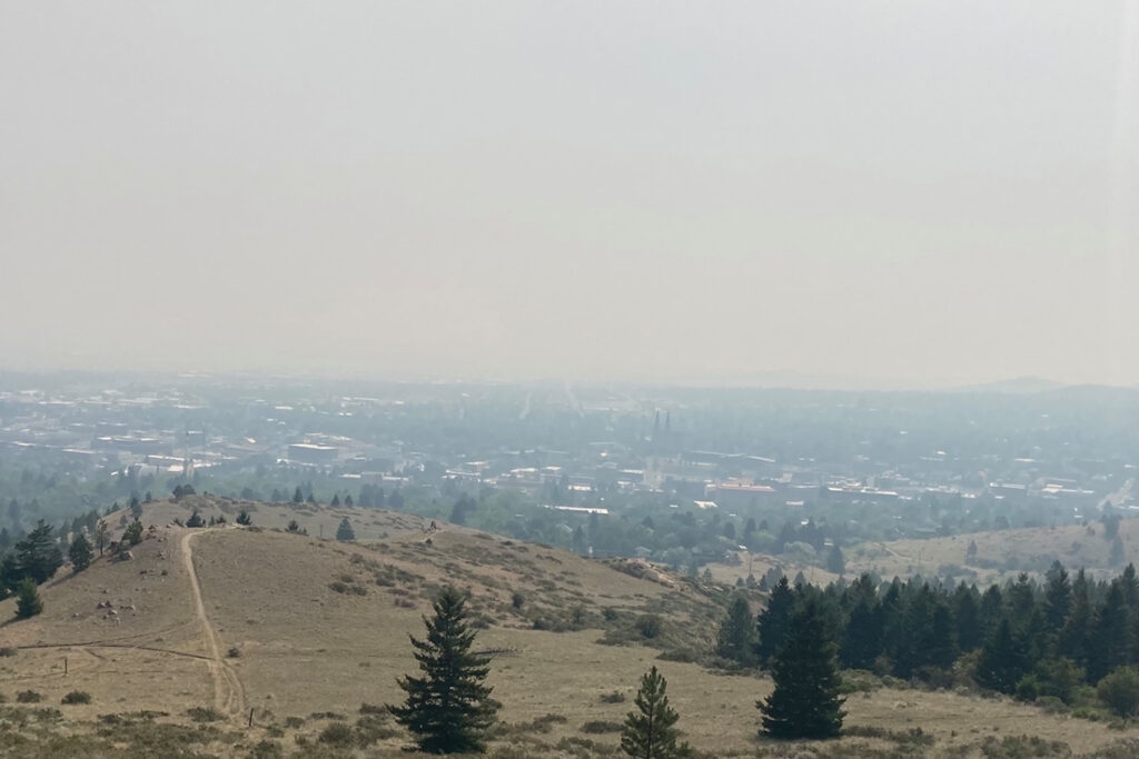 Canadian wildfire smoke chokes north-central Montana