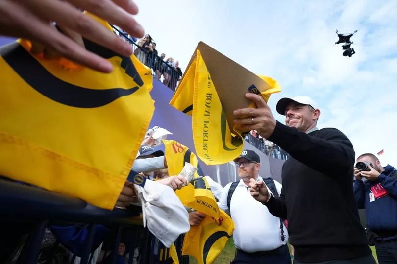 Incredible Open TV angle has golf fans giddy as stars react to world-first at Portrush
